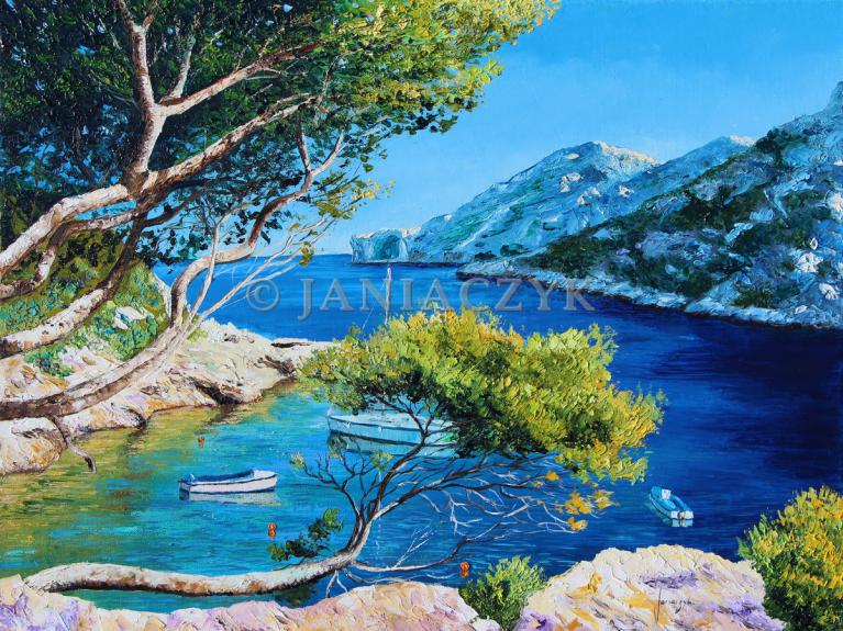 Cove of Morgiou 65x50 cm 