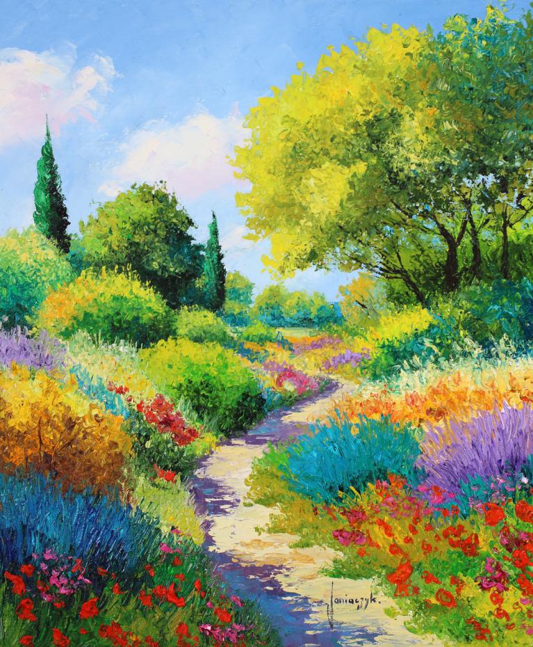 A path of summer scents 46x38 cm