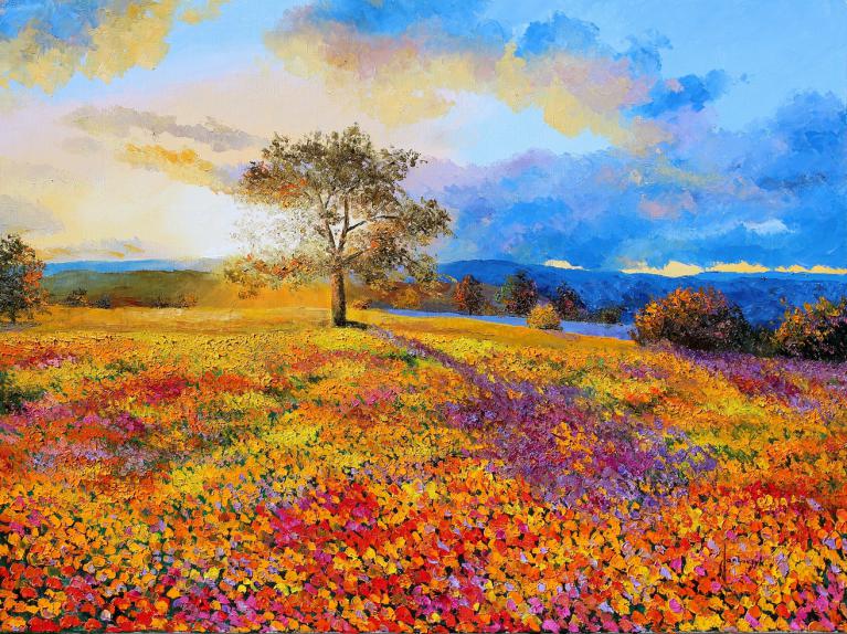 Last light of the day 80x60 cm