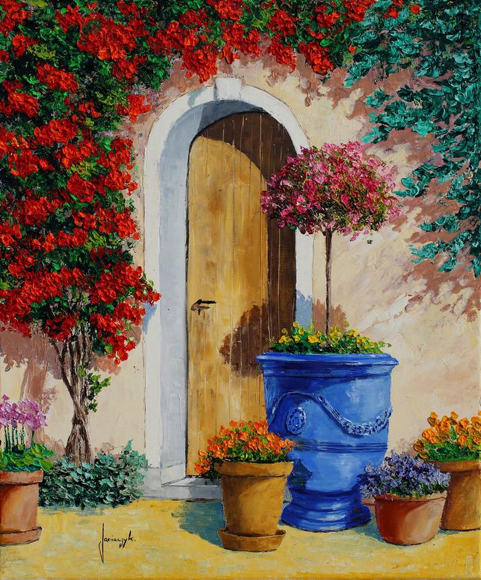 Provencal potteries painting