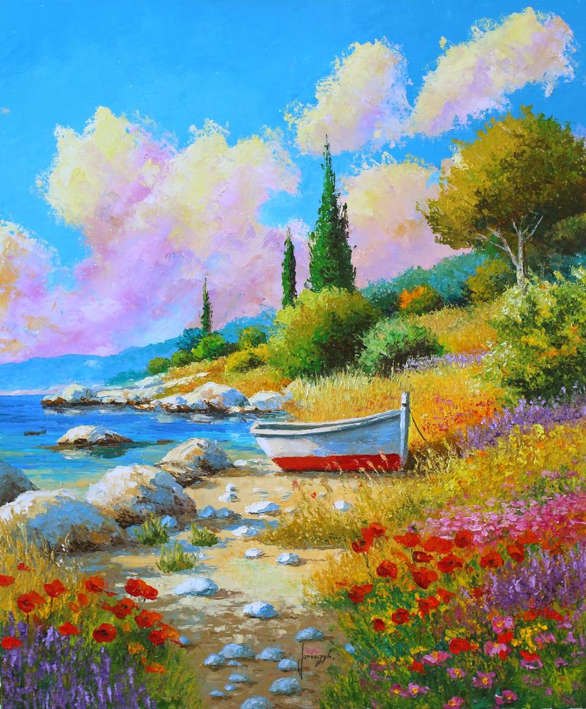 Provencal potteries painting