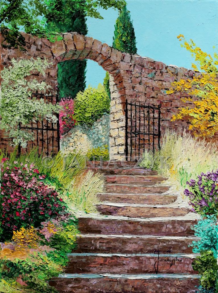 Stairs to the garden