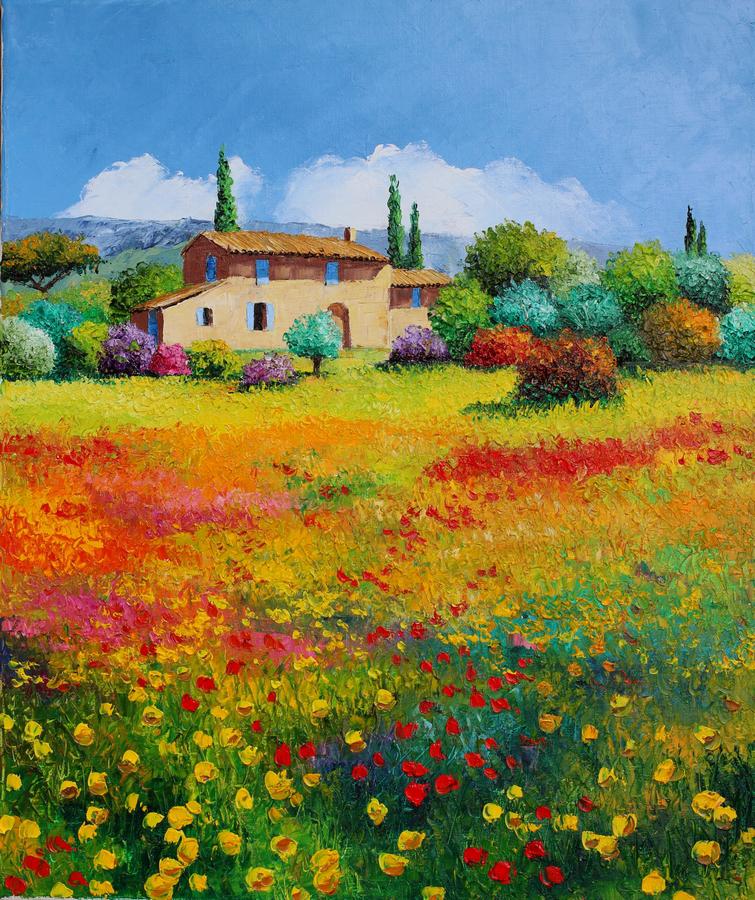 Golden Meadow 50x70 cm