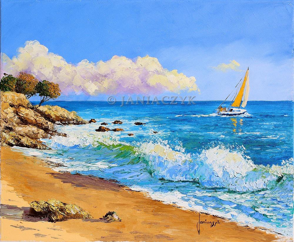 beach, sea, rocks, wave, and sail