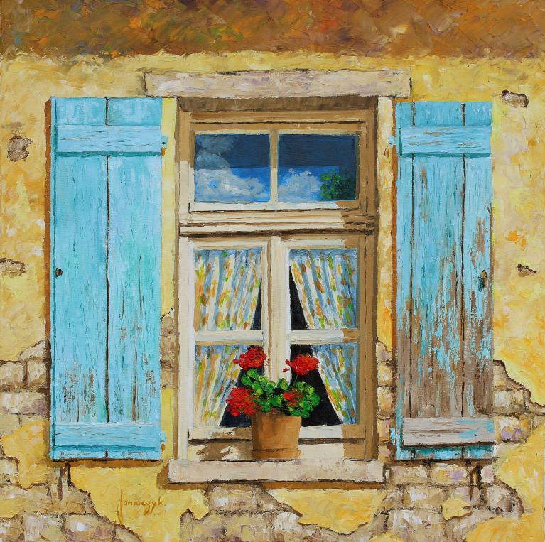 Worn by time 60x60 cm